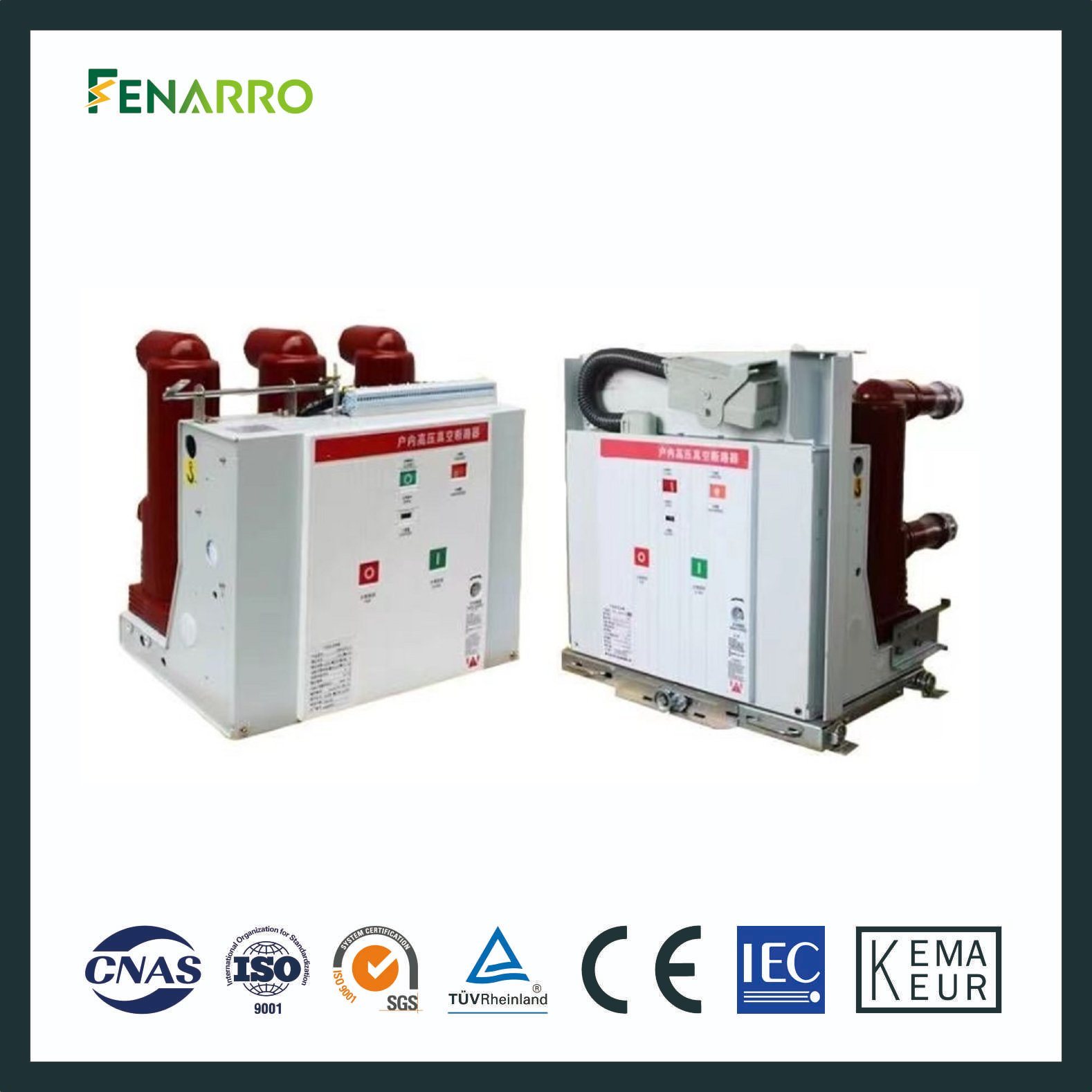 Fenarro Zn Series Vs1 Внутренний высоковольтный вакуумный выключатель Vcb