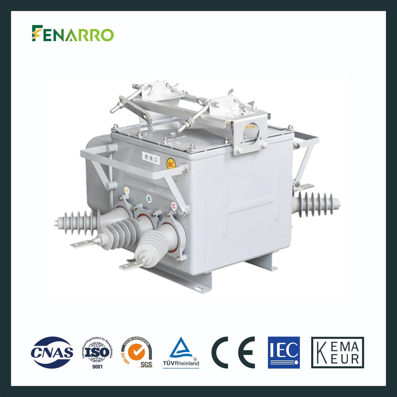 Fenarro Frzw20 серии открытый высоковольтный вакуумный выключатель SF6 с газовой изоляцией выключатель нагрузки