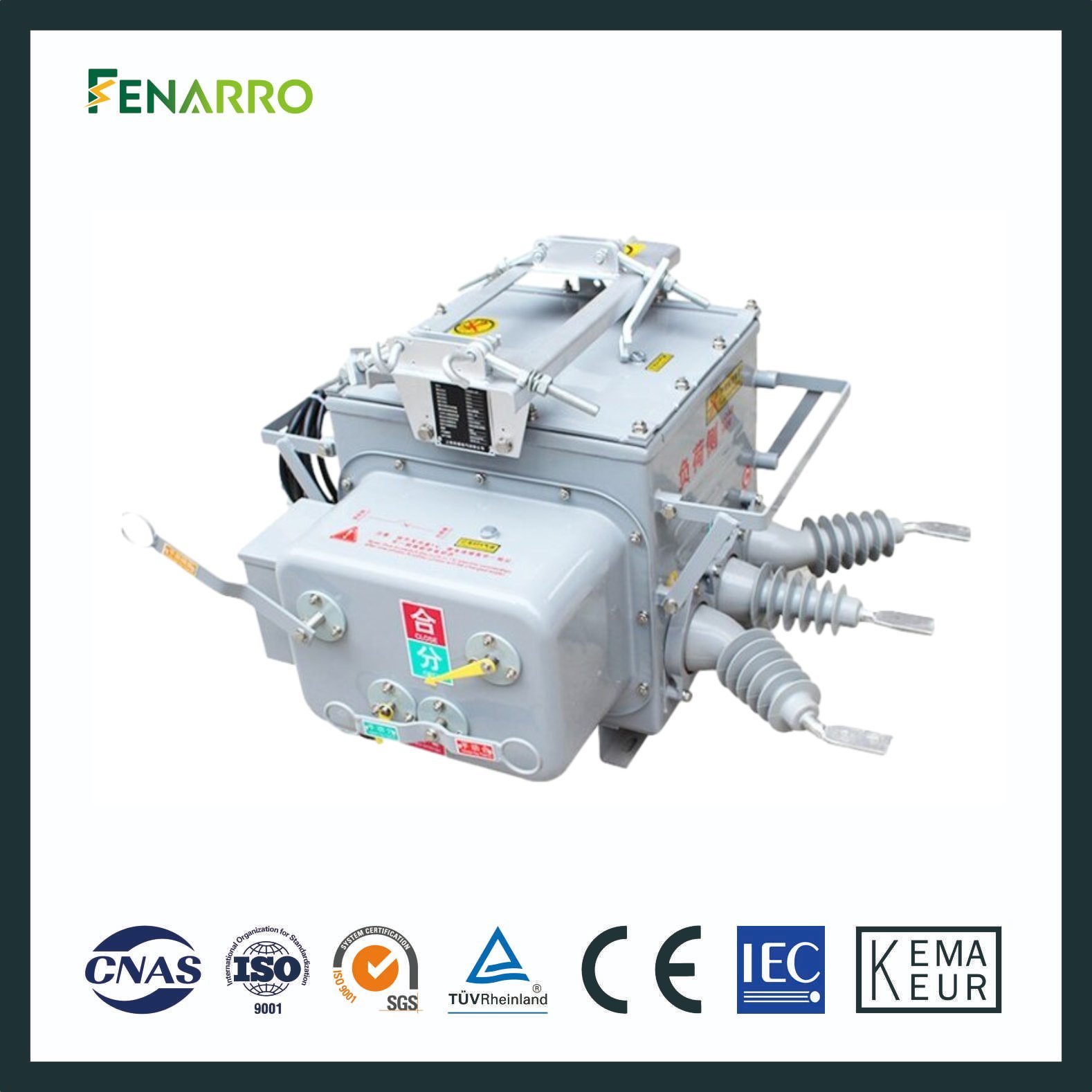 Fenarro Frzw20 серии открытый высоковольтный вакуумный выключатель SF6 с газовой изоляцией выключатель нагрузки